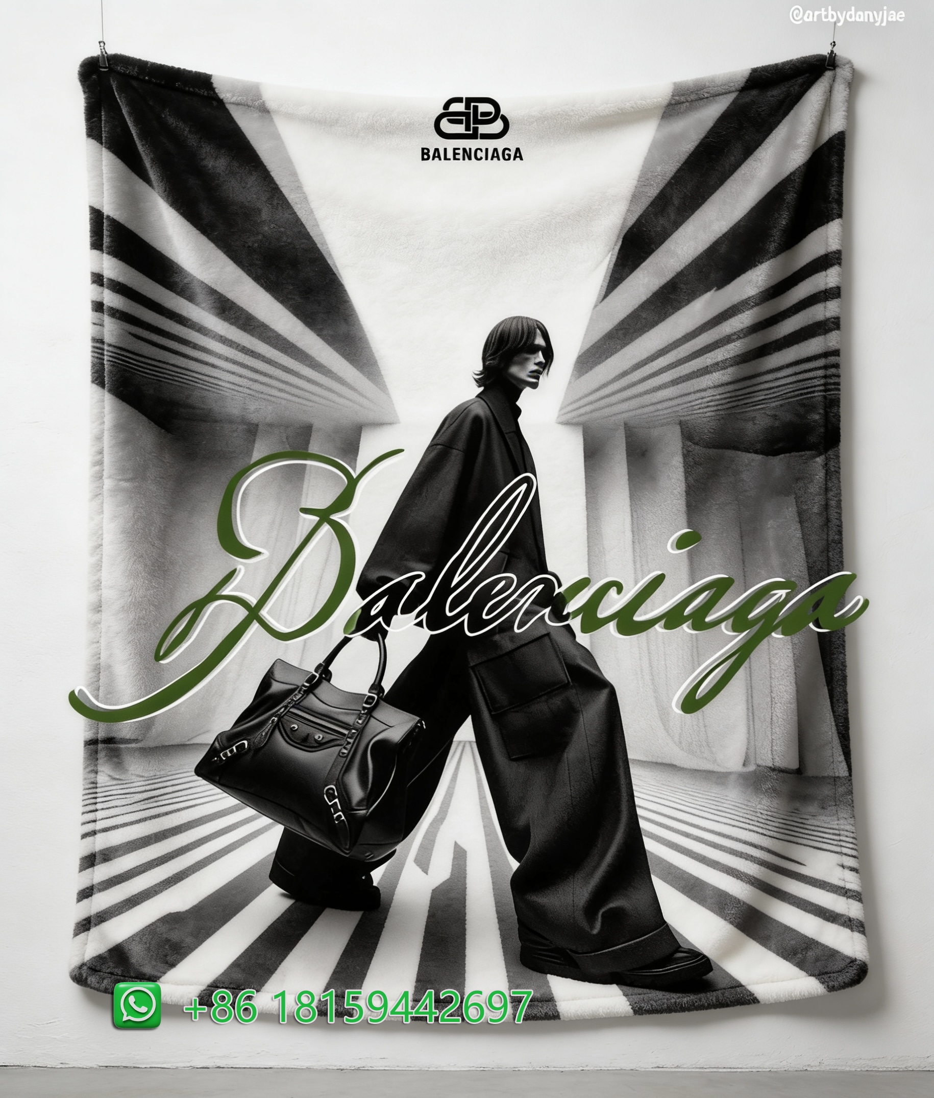 Balenciaga Throw Blankets